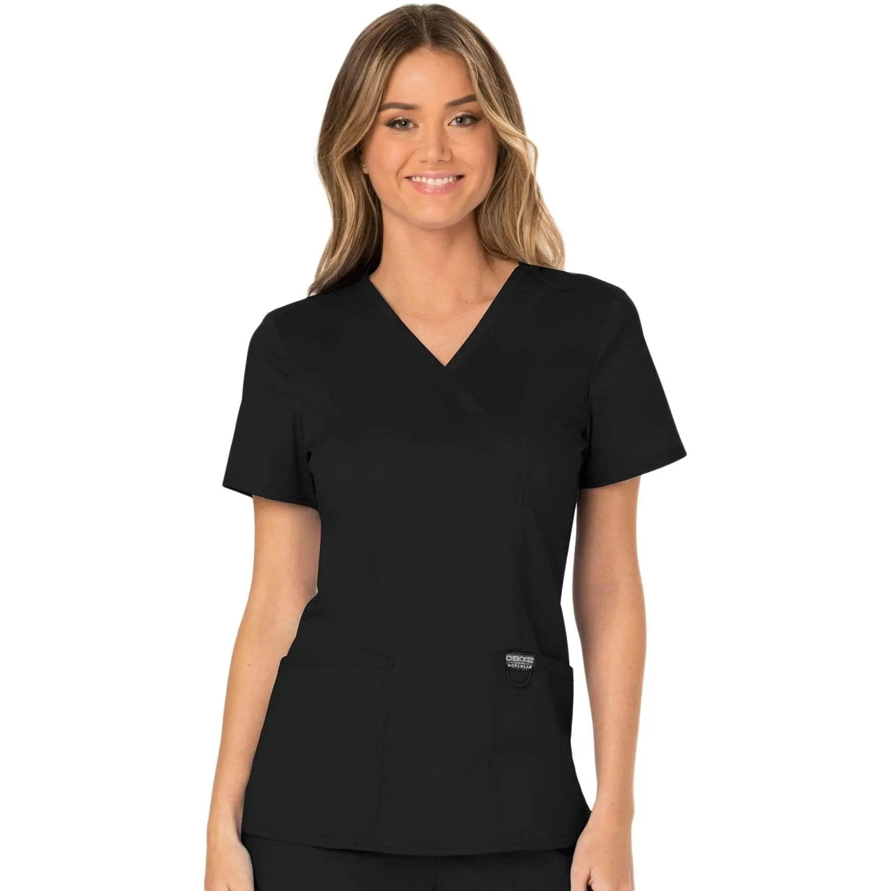 Cherokee Revolution Women's Mock Wrap Scrub Top WW610 Simply Scrubs Australia